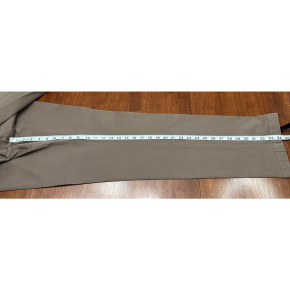 Tommy Bahama Boracay Flat Front Chino Pants Tencel Blend Men's 38x34 Dark Gray - Picture 13 of 13